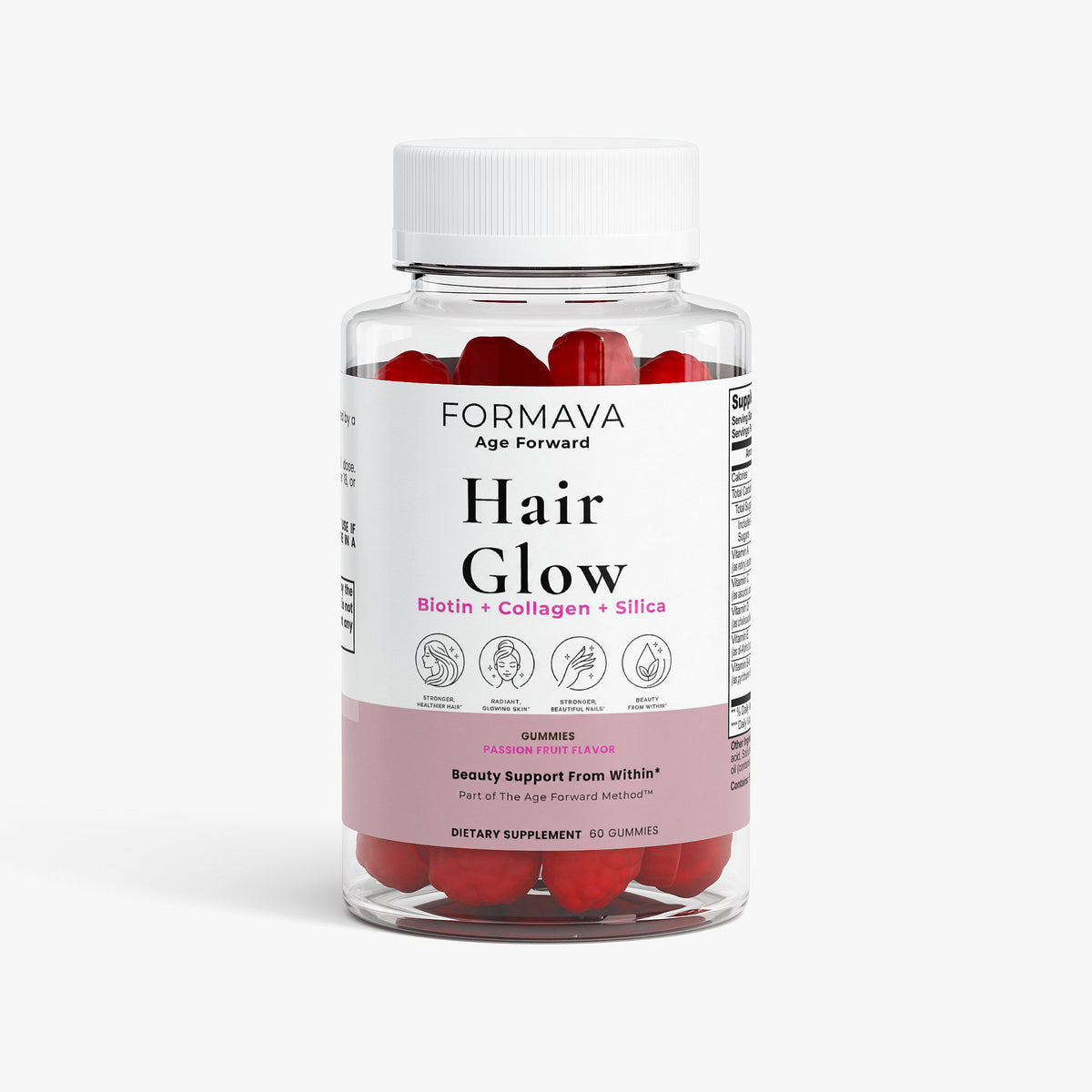 Hair Glow™ Gummies | Hair, Skin & Nails Support | FORMAVA