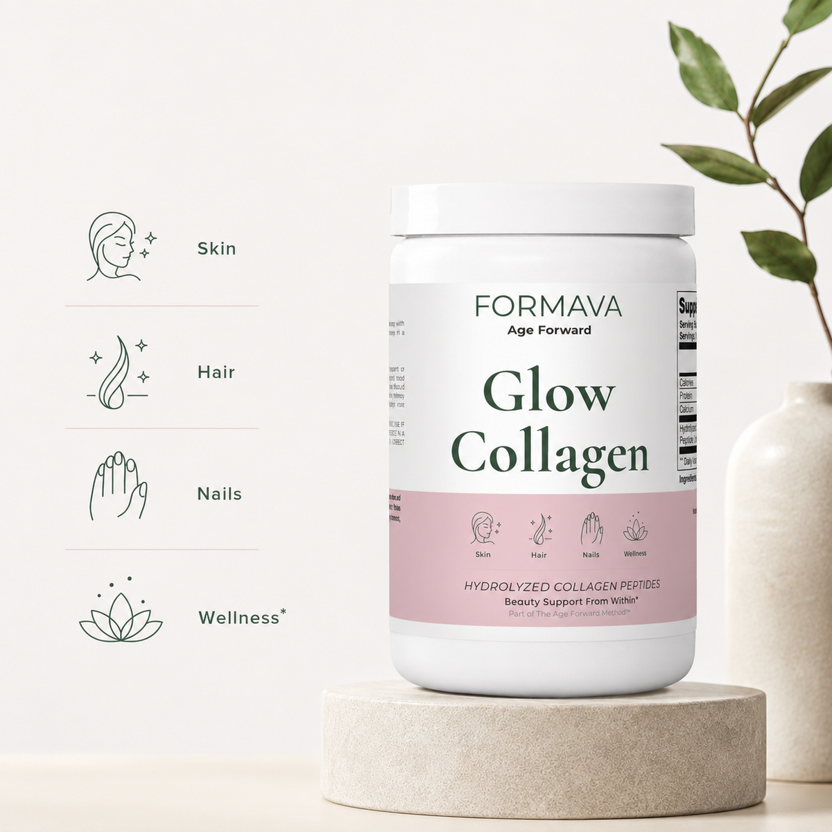 Glow Collagen™ | Skin, Hair & Wellness Support | FORMAVA