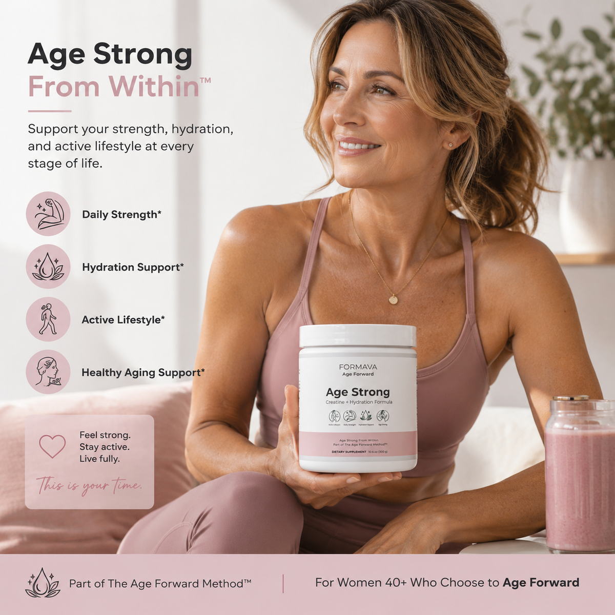 Age Strong™ | Creatine + Hydration Formula | FORMAVA